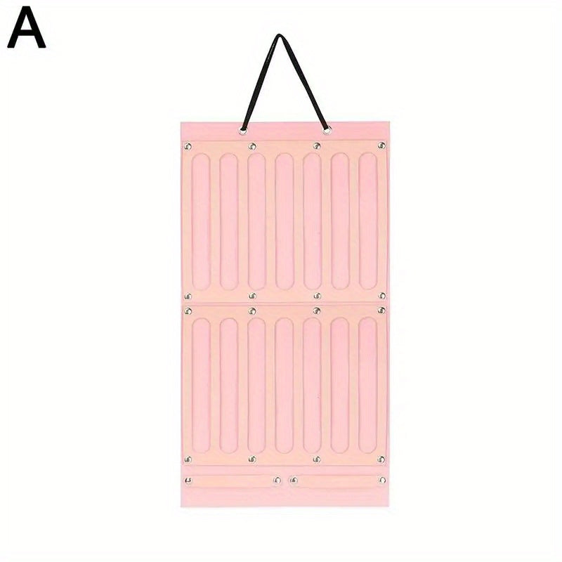 Pink Ribbon Bow Headband Organizer Hanging Strap