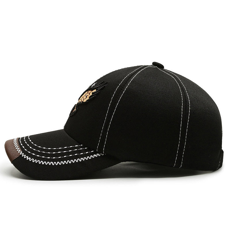Men's Casual Eagle Embroidered Sunshade Baseball Cap