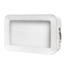 Makeup Case Waterproof PU Transparent Cosmetic Toiletry Bag