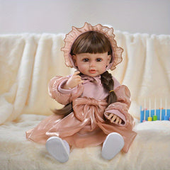 Rebirth Doll Vein Silicone Vinyl Reborn Doll Girl's Birthday Gift