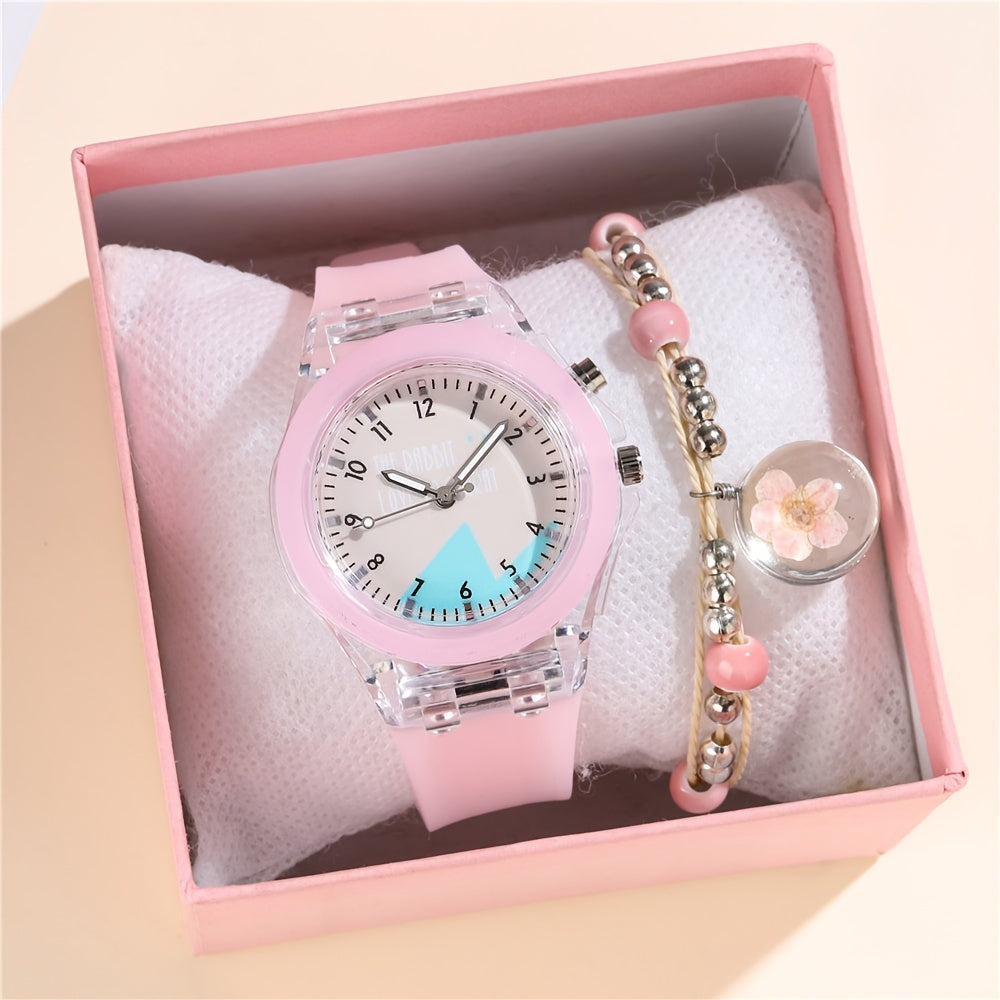 Girl Luminous Silicone Watch Bracelet