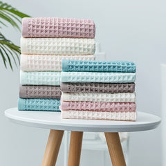 Soft Plaid Wash Cloth Cotton Microfiber Towel 13x13 Inches