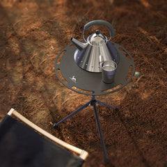 Ultralight Aluminum Round Table for Camping
