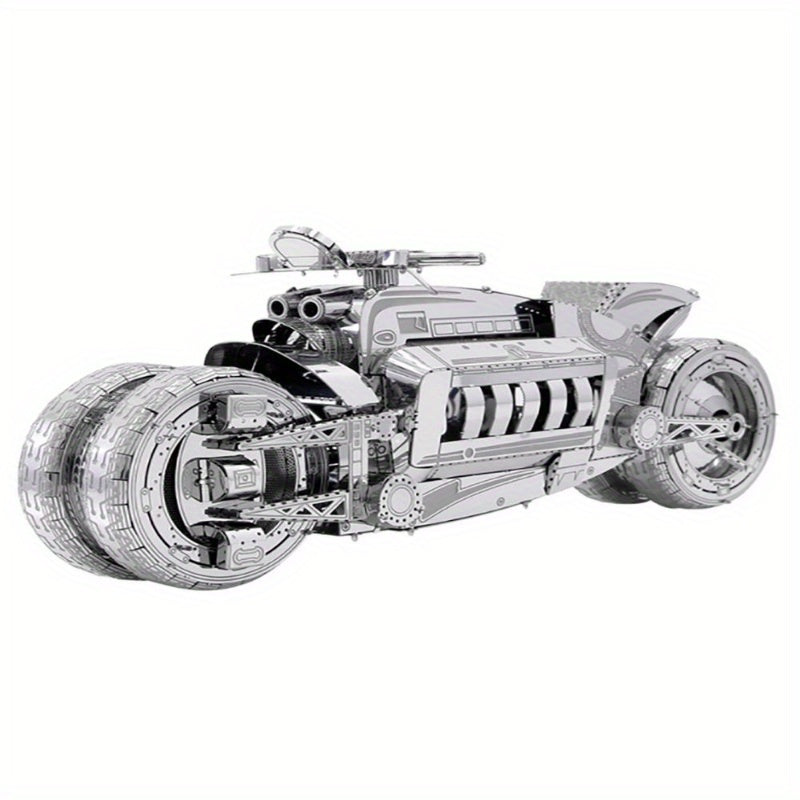 3D Motorcycle Metal Puzzle DIY Assembly Model Birthday Halloween Christmas