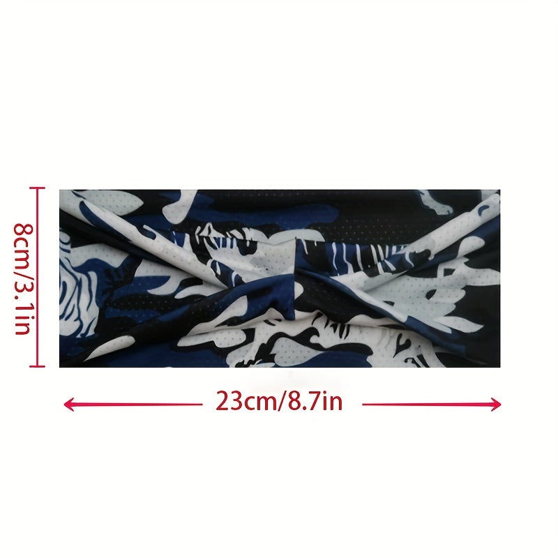 Men's Camouflage Sports Hairband for Outdoor Activities