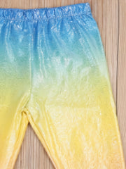 Sparkly Baby Girl's Leggings Elastic Waist Pants