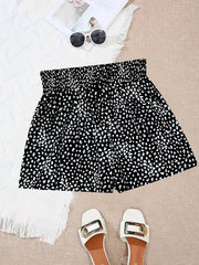 Smocked Waist Shorts for Women Spring Summer Casual Wear