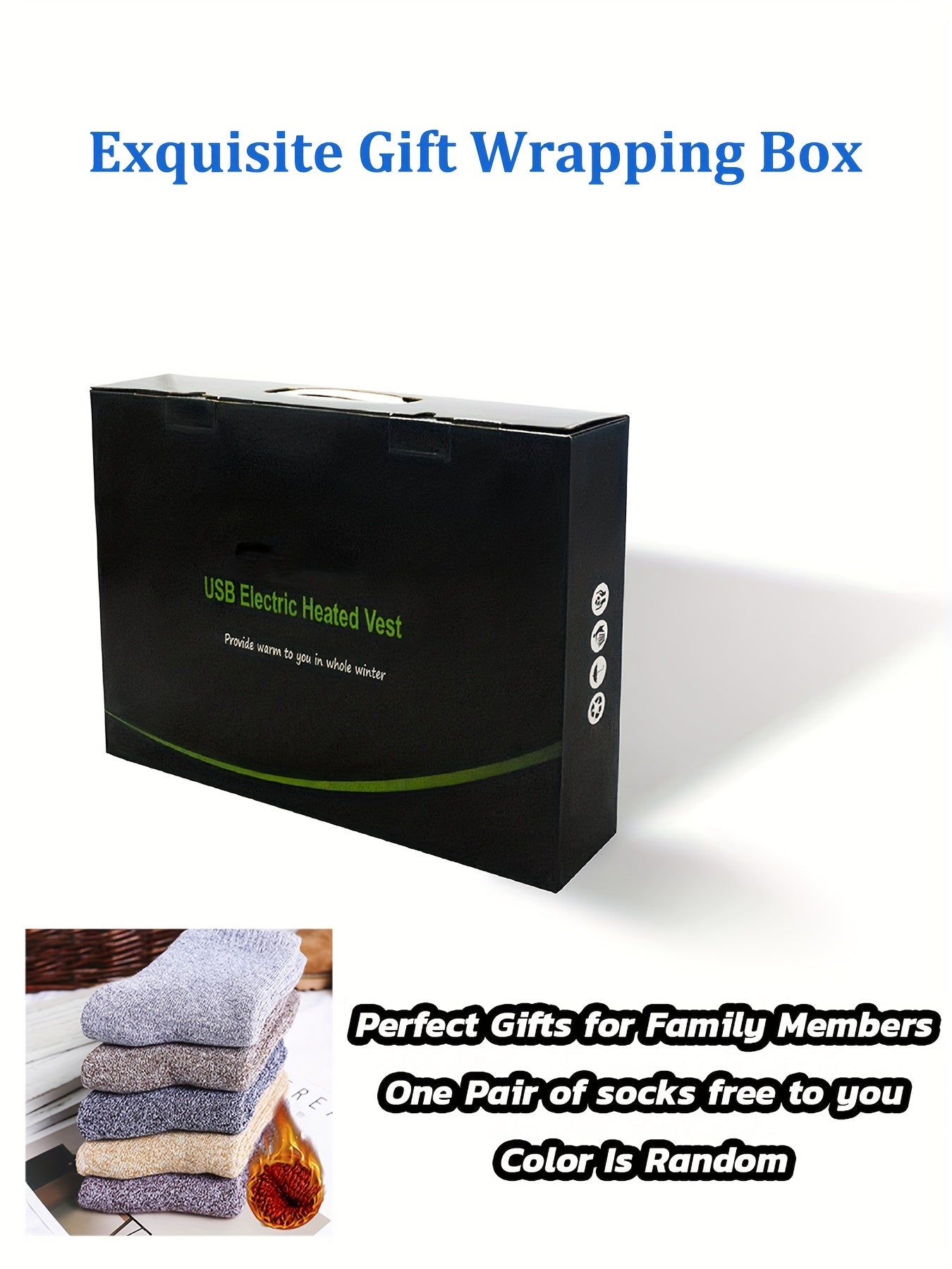 Men's Rechargeable Smart Heating Vest for Winter