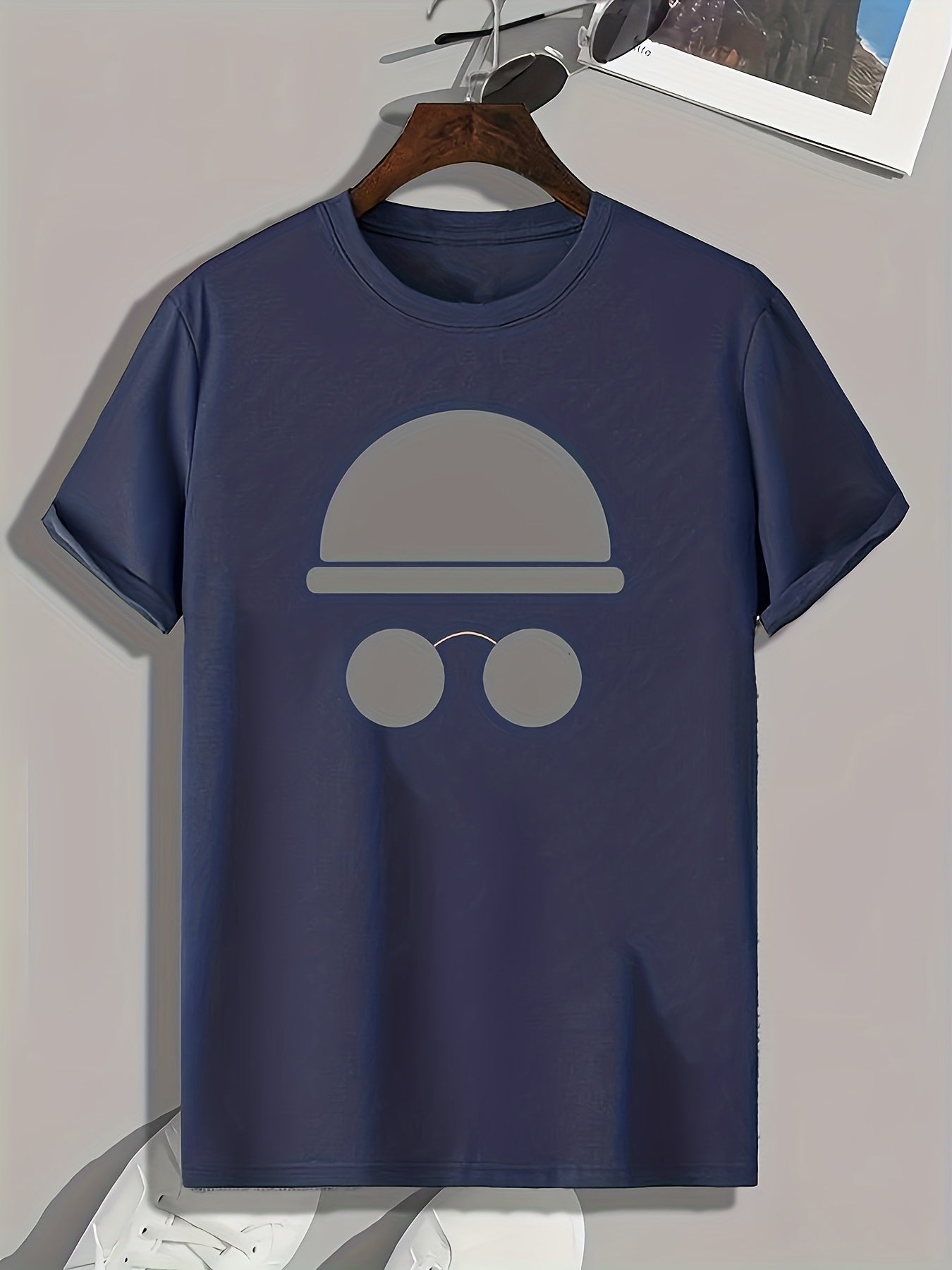 Geometry Print Men's Graphic T shirt Casual Comfy Tees For Summer