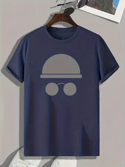 Geometry Print Men's Graphic T shirt Casual Comfy Tees For Summer