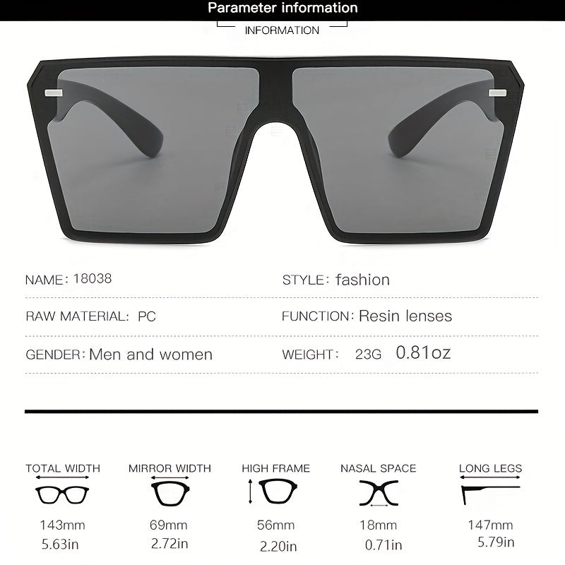 Rimless Gradient Sunglasses UV400 for Driving Beach Travel