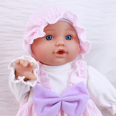 Realistic 33cm Reborn Baby Doll Soft Vinyl Body Newborn Pink