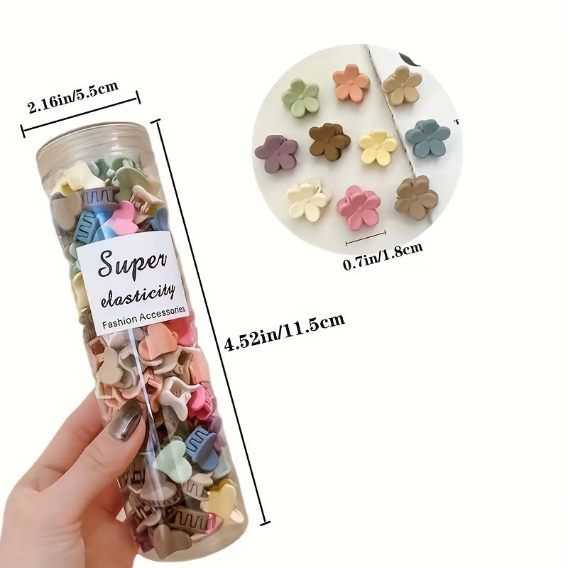 50pcs Small Flower Hair Clip Princess Hairpin Hair Accessories
