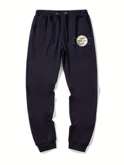 Moon Pattern Casual Stretch Joggers Men s Sweatpants