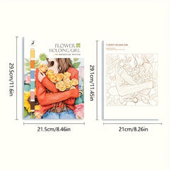 Creative Drawing Book Coloring Book and Landscape & Floral Artistic Painting Pap