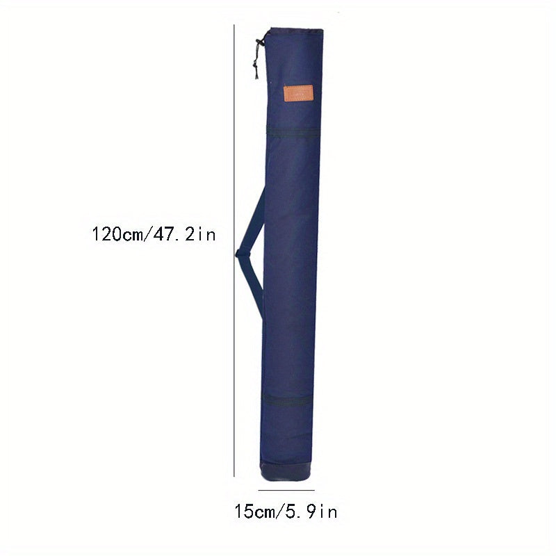 1pc Fishing Rod Storage Bag Wear-resistant Foldable Rod Bag