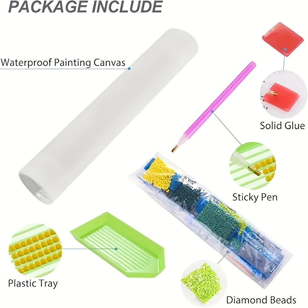 Mushroom Diamond Painting Kit Psychedelic Art Decoration Adults Holiday Gift