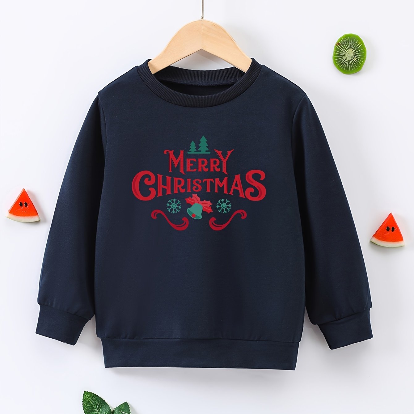 Christmas Style Boys Sweatshirt Kids Long Sleeve Pullover For Winter