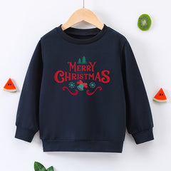 Christmas Style Boys Sweatshirt Kids Long Sleeve Pullover For Winter