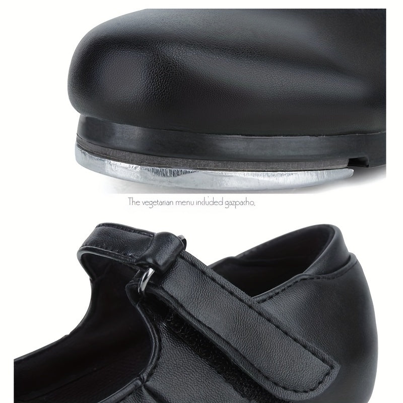 Women's Jazz Tap Dance Shoes Round Toe Dance Training Shoes