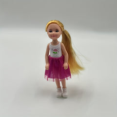 5 Mixed Color Dolls with Outfit Accessories Skirts Polka Dots F