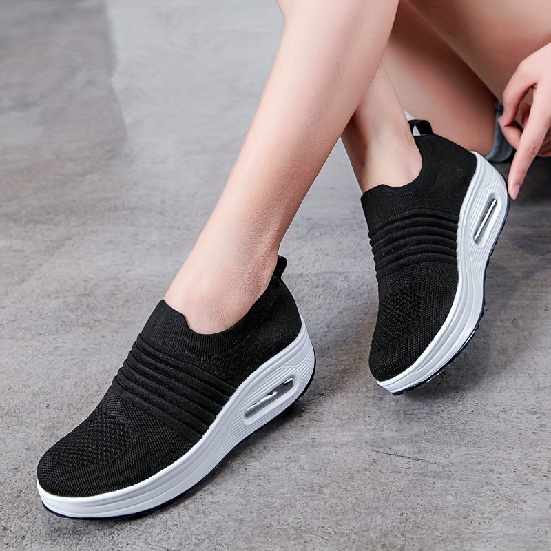 Women's Mesh Tennis Shoes Lightweight Air Cushion Non slip