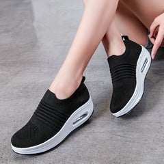 Women's Mesh Tennis Shoes Lightweight Air Cushion Non slip