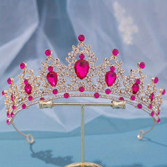 Kids Crown Tiara Rhinestone Hair Accessory for Princess Dress Party