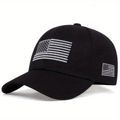 Vintage Flag Embroidery Baseball Cap Sun Hat Adjustable Lightweight Dad Hats