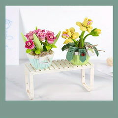 Bonsai Building Block Set for Office Bedroom Decor - Ideal Gift (14+)