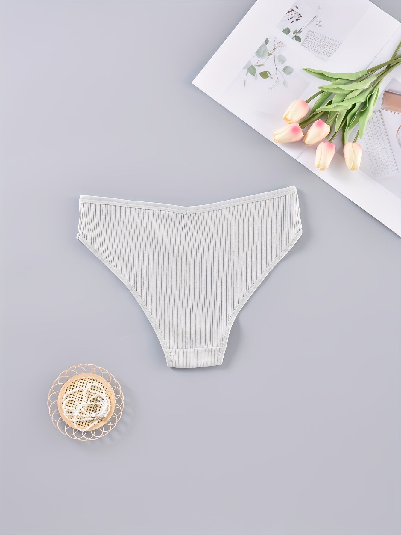 3 Pack Seamless Soft Comfort Plus Size Panties Set