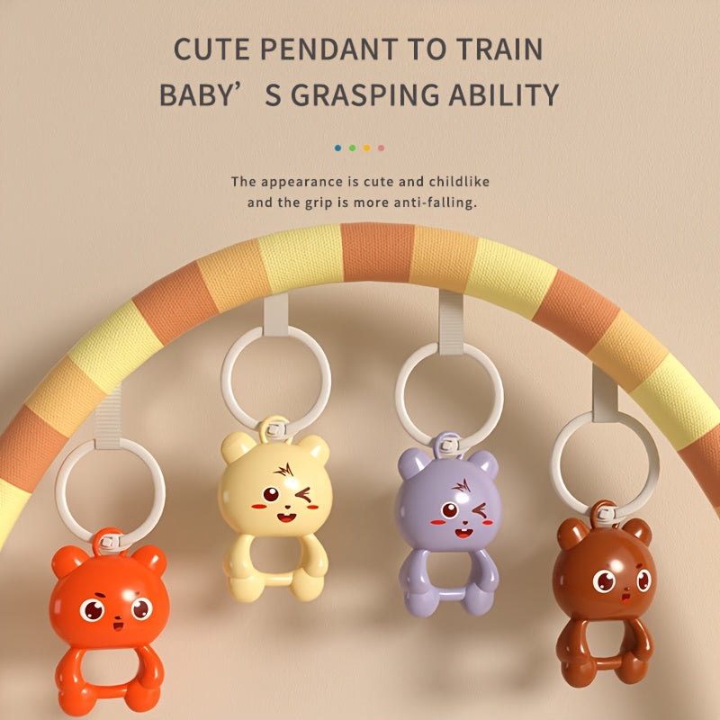 Baby Fitness Stand with Piano for Early Education - Durable Plastic Material