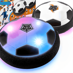 LED Floating Soccer Ball with Foam Barriers Indoor Outdoor Play