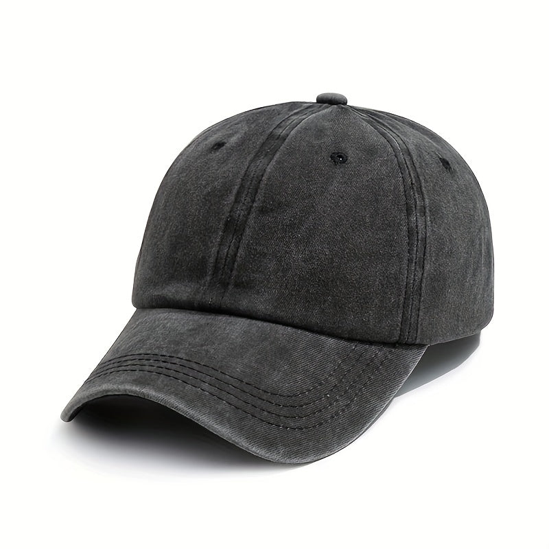 Unisex Vintage Baseball Caps Adjustable Sunscreen Hats for Outdoor Activities