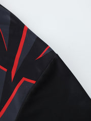 Men's Geometry Print Football Jersey Breathable Club Uniform