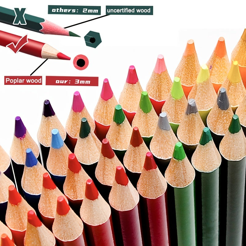 Professional Pencil Set Drawing Colored Pencils Wood Colour Coloured Pencils