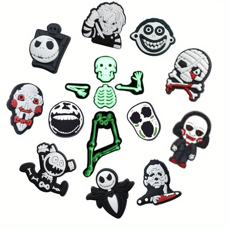 Halloween Shoe Charms For Crocs Skull Horror Nightmare Before Christmas Gift