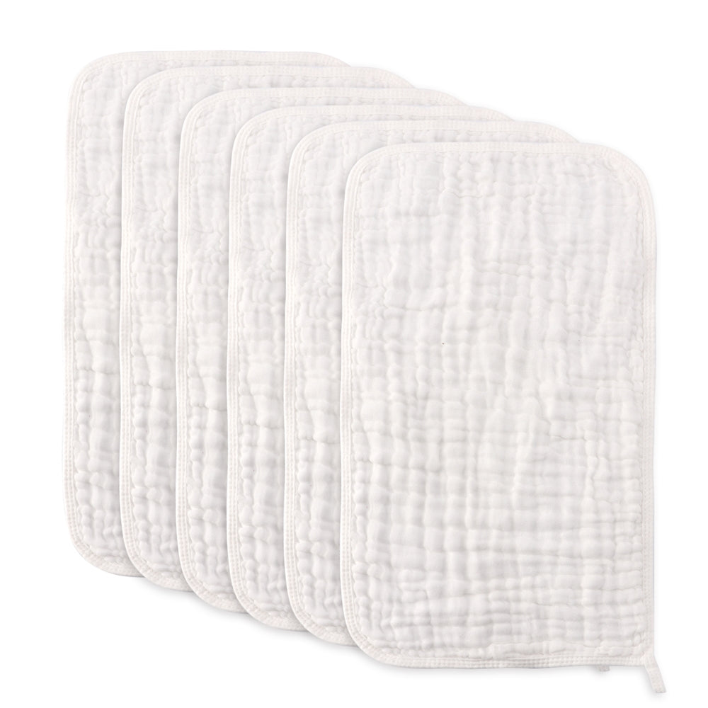 10 Pack Muslin Burp Cloths Baby Burp Rags For Boy Girls Bibs