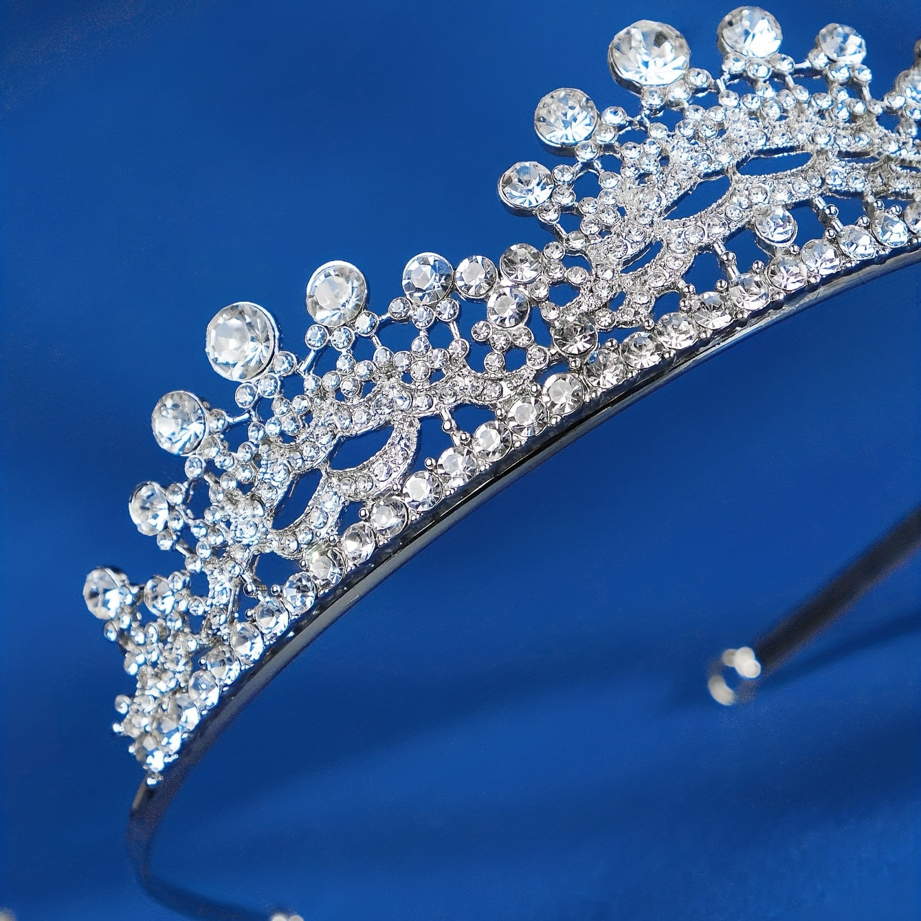 Baroque Wedding Crown & Queen Crowns & Tiara Rhinestone Bridal Wedding Crowns