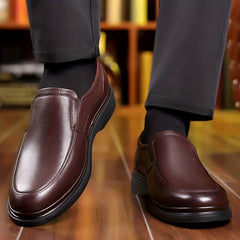 Men's PU Leather Loafer Shoes Non-slip Slip On Shoes