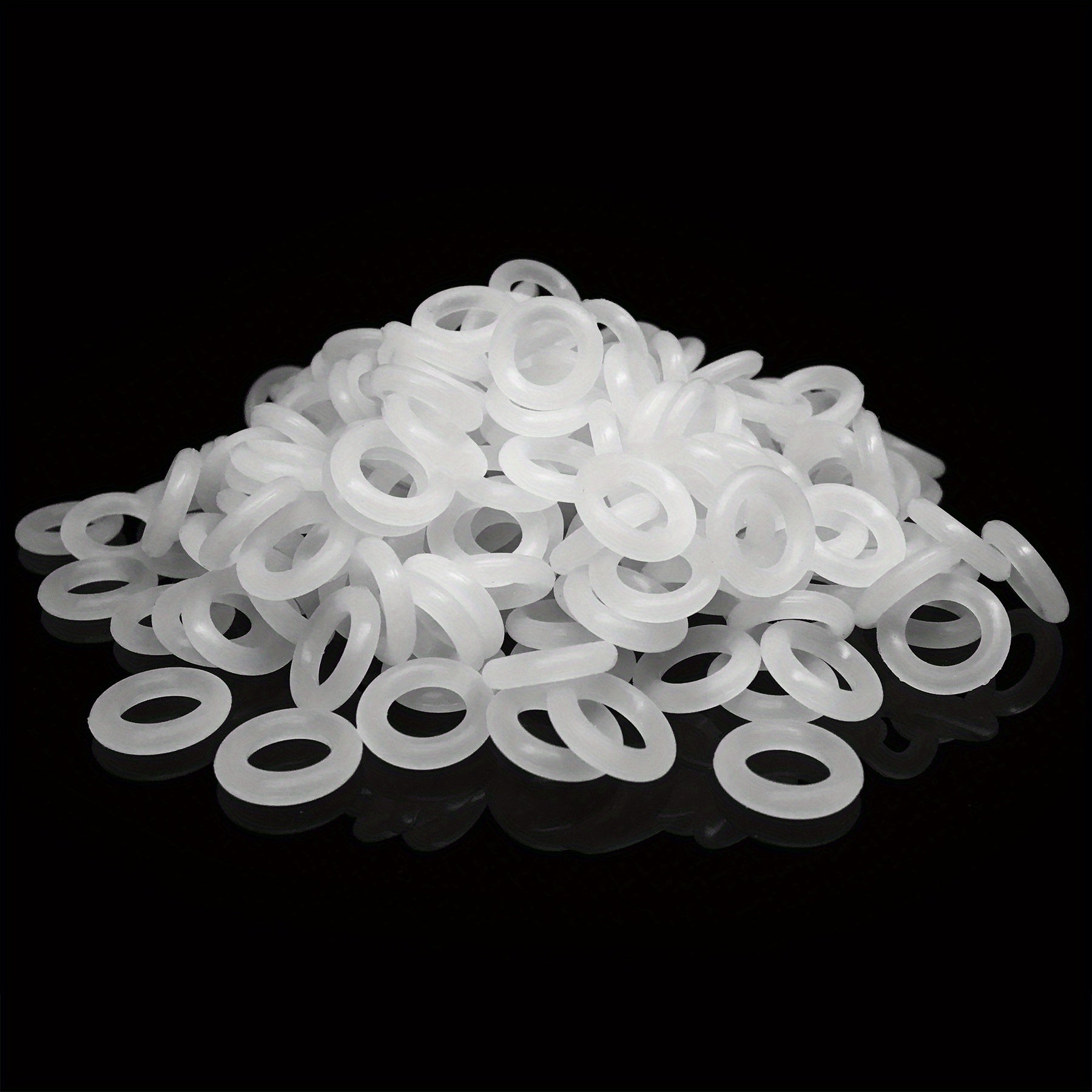 100pcs Wacky Worm Rings for Senko Style Worms Soft Baits