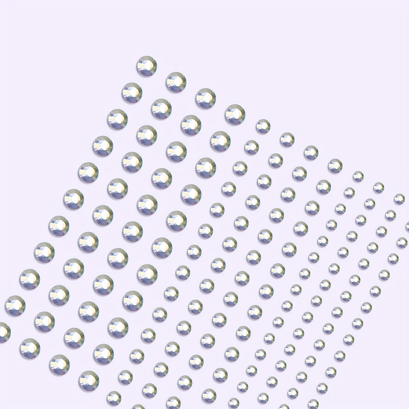 144 Pcs Purple Face Stickers Jewelry Pearl Stickers Face Makeup