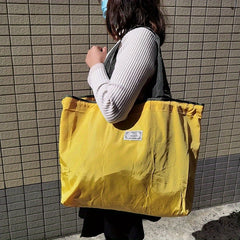 Foldable Drawstring Travel Bag Reusable Grocery Shopping Bag