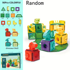 Magnetic Building Blocks Set for Boys and Girls - Forest Animal Toys
