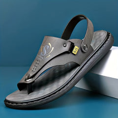 Men's Thong Sandals Non Slip Flip Flops Toe Loop Shoes