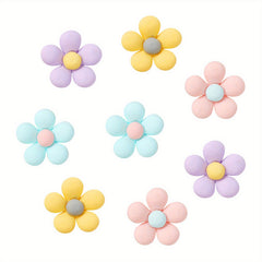 8pcs Flower Shoes Charms Women Girls Party Decoration Shoe Accessories