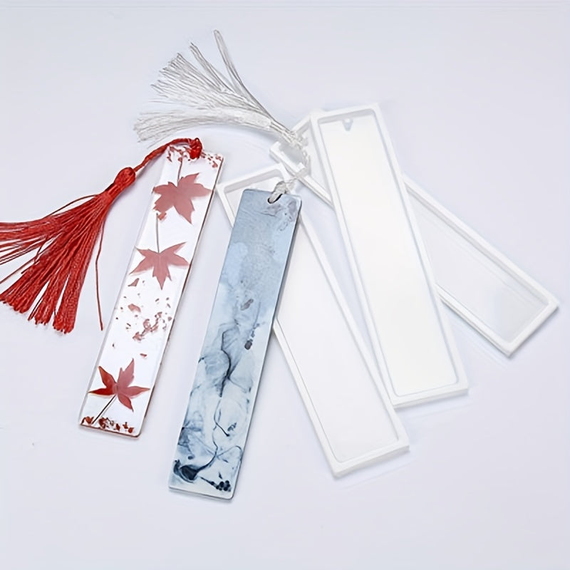 DIY Rectangular Bookmark Silicone Mold for Epoxy Resin Jewelry Making