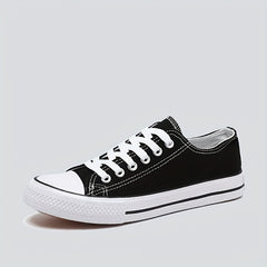 Women's Canvas Lace Up Outdoor Shoes Lightweight Walking Shoes