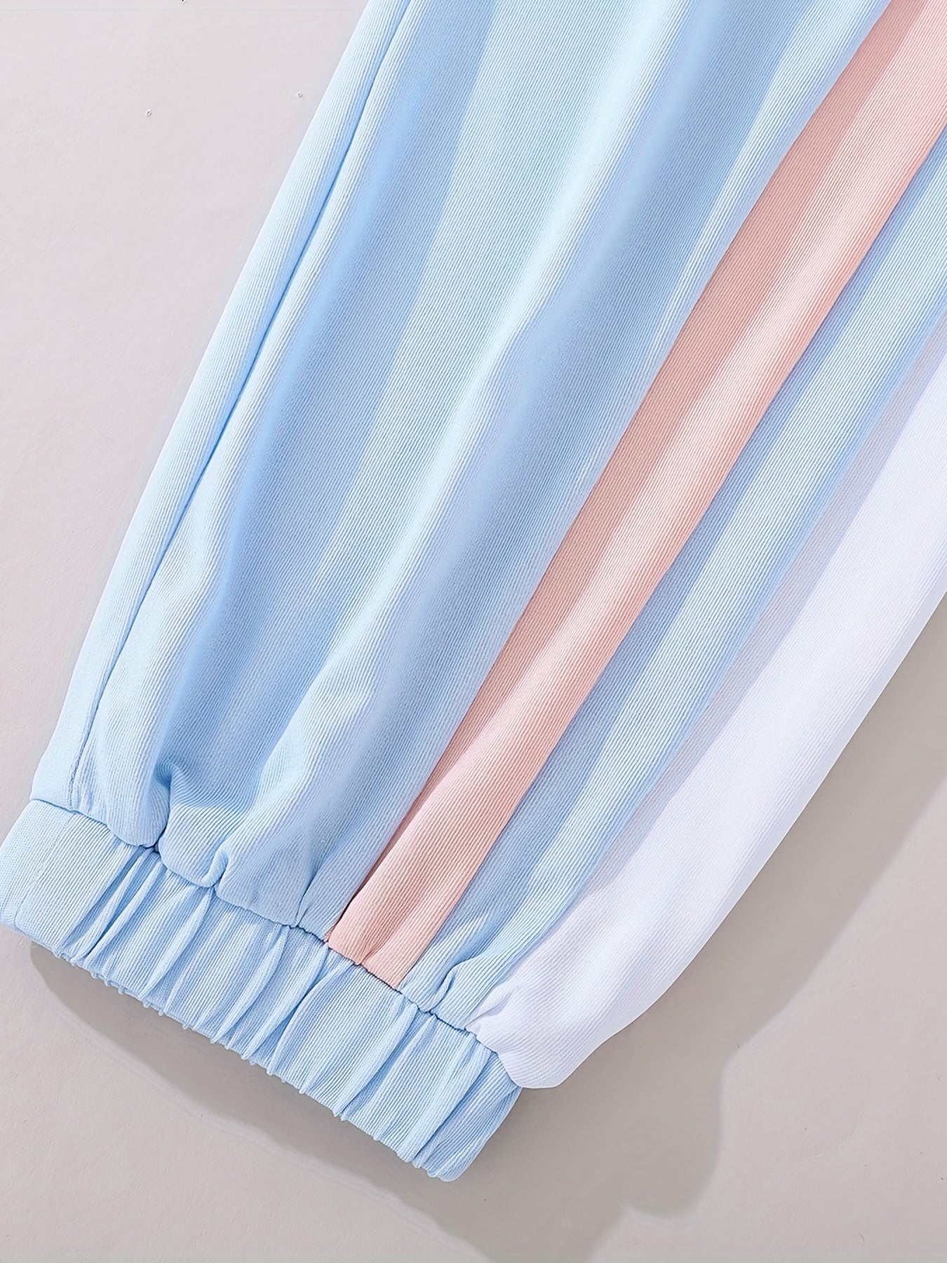 Kid Teen Girls Striped Sports Casual Active Trousers