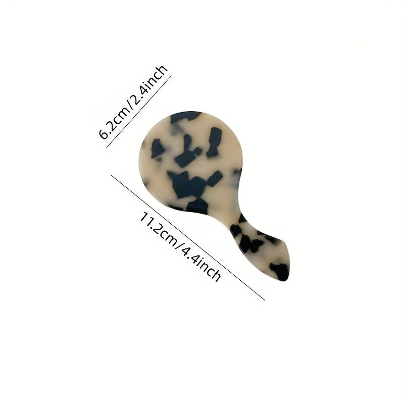 Acetate Handheld Makeup Mirror Travel Portable Hand Mirror